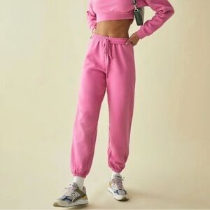 Pink Women's Jogger Pants